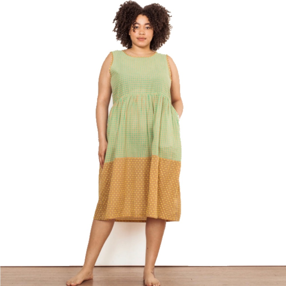 Ace & Jig Teasdale Dress in Cantelope Plus Size 2X